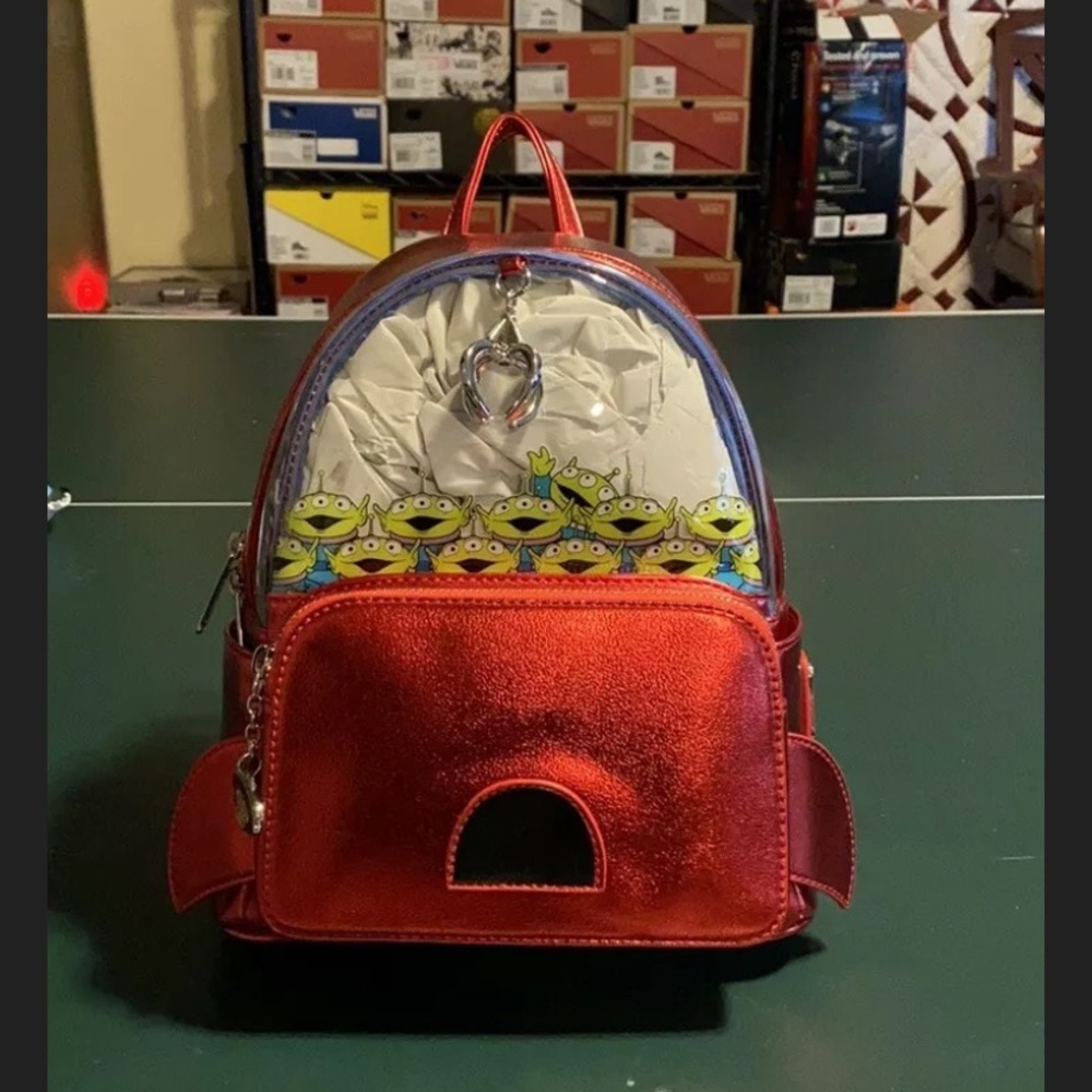 NWT Loungefly Toy Story Alien Backpack